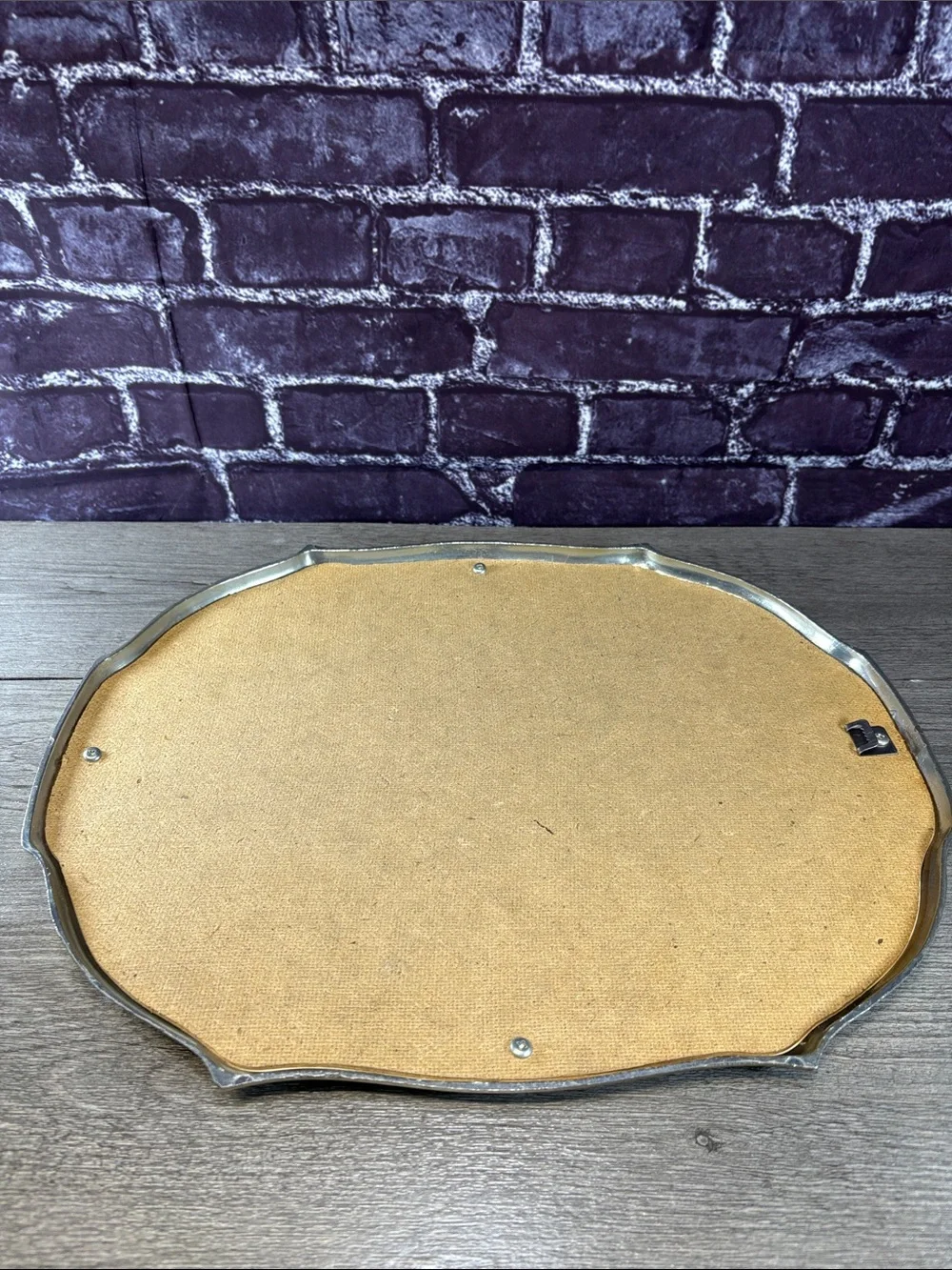 Vintage Oval Framed Wall Hanging 